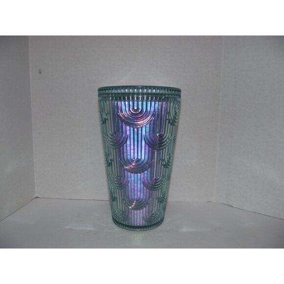 Starbucks 16 Oz Iridescent Tumbler With Lid - Mermaid Vibes for Your Everyday Hy - Picture 2 of 3